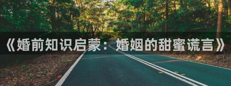 婷婷午夜小说：《婚前知识启蒙：婚姻的甜蜜谎言》